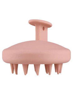 Cepillo Masajeador de Cuero Cabelludo Topmed ETS Rosa - Cerdas de Silicona Suave