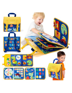 Busy Board Hahaland Juguete Educativo Dinosaurios 18 en 1