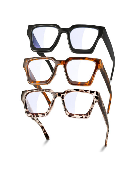 Gafas de bloqueo luz azul YDAOWKN gran tamaño mujer 54mm