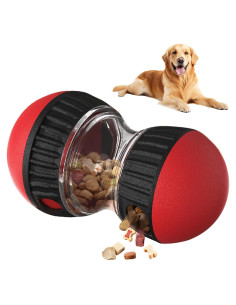 Dispensador de Golosinas Interactivo COSOWO para Perros Rojo