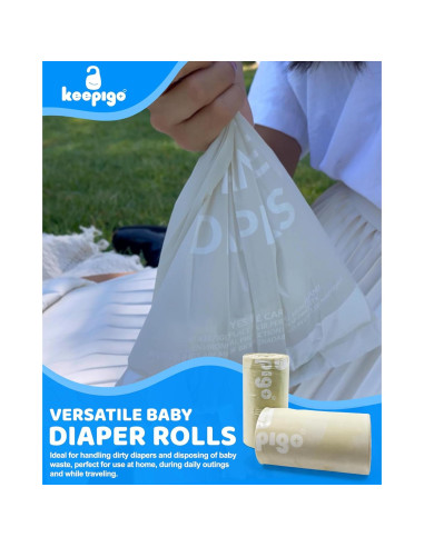 Bolsas Desechables Compostables Keepigo 72 Unidades XL