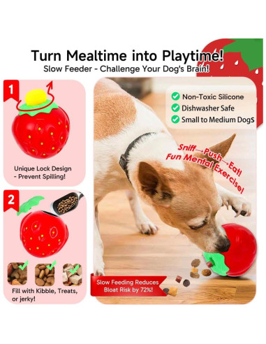 Juguete Masticable para Perros UNQBWE Rellenable 11 cm