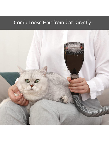 Kit de Aseo para Mascotas Defurry con Aspiradora - Cepillo y Adaptadores