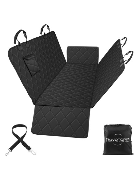 Funda de Asiento para Perros Novotopia Negra 137x150 cm Impermeable