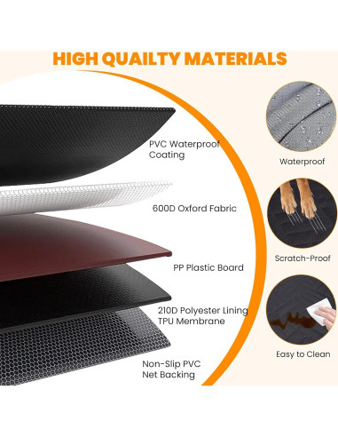 Funda de Asiento para Perros AceRide Impermeable 153cm