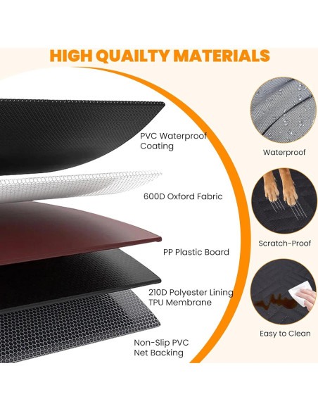 Funda de Asiento para Perros AceRide Impermeable 153cm Funda de Asiento para Perros AceRide Impermeable 153cm