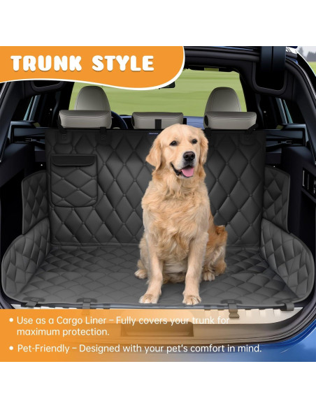 Funda de Asiento para Perros Novotopia Negra 137x150 cm Impermeable