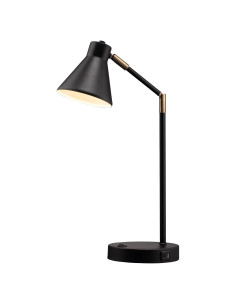 Lámpara de Escritorio LED O'Bright Astrum 100% Metal USB Duales