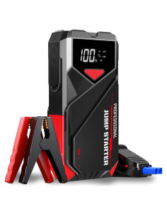 Arrancador de Batería PowQ A12 2000A 12V con Linterna LED