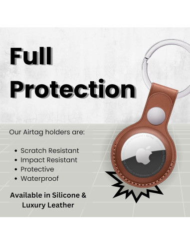 Soporte de Lujo Ace & Eon para Apple AirTag - 4 Piezas