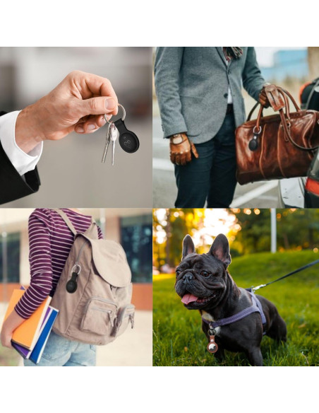 Soporte de Lujo Ace & Eon para Apple AirTag - 4 Piezas