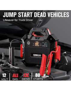 Arrancador de Salto GOOLOO GT-TRUCK 6750A para Vehículos 12V 2
