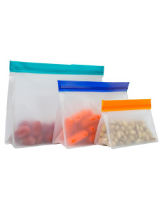 Bolsas de Almacenamiento Reutilizables PEVA EXULTIMATE 3 Piezas