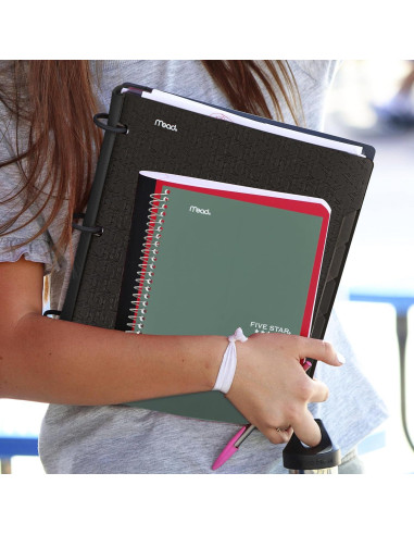 Cuaderno Espiral Five Star 2 Materias 80 Hojas Verde Cristal