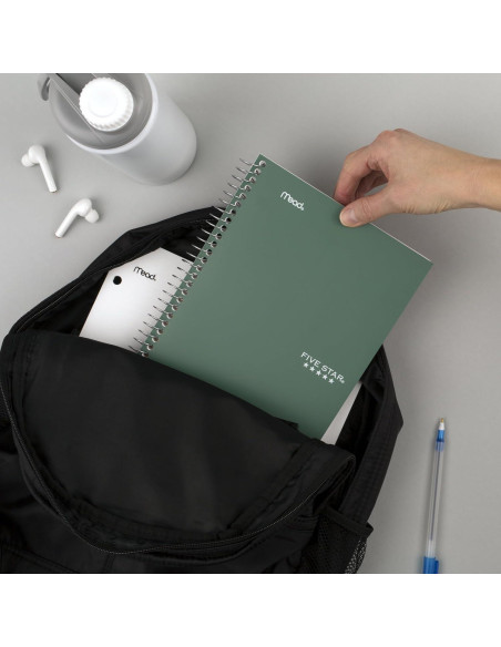 Cuaderno Espiral Five Star 2 Materias 80 Hojas Verde Cristal Cuaderno Espiral Five Star 2 Materias 80 Hojas Verde Cristal