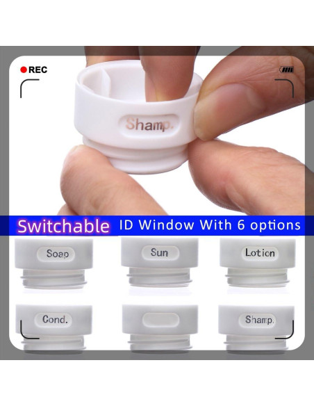 Botellas Reutilizables Silicona 3.3oz SANTREST con Lanyard Botellas Reutilizables Silicona 3.3oz SANTREST con Lanyard