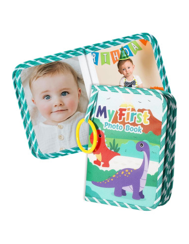 Álbum de Fotos de Bebé heqxwl Dinosaurio 17 Fotos 18.6x14.2 cm