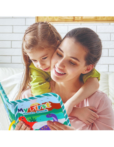 Álbum de Fotos de Bebé heqxwl Dinosaurio 17 Fotos 18.6x14.2 cm