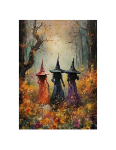 Kit Pintar por Números Halloween CSZPPQAF 30.48x40.64 cm