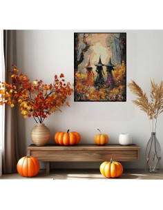 Kit Pintar por Números Halloween CSZPPQAF 30.48x40.64 cm 2