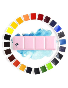 Juego de Pintura Acuarela Paul Rubens 24 Colores en Caja Metal