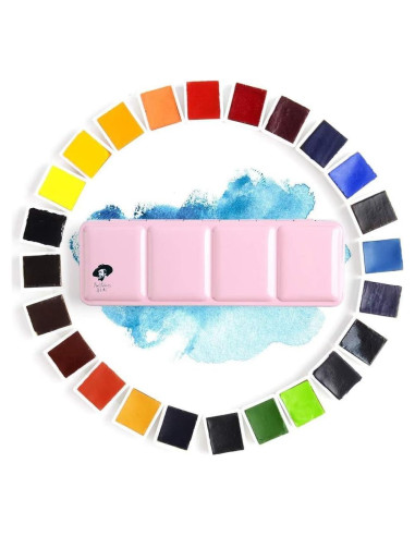 Juego de Pintura Acuarela Paul Rubens 24 Colores en Caja Metal