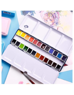 Juego de Pintura Acuarela Paul Rubens 24 Colores en Caja Metal 2