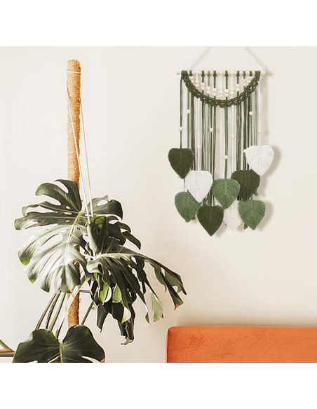 Kit de Colgante de Pared de Hoja de Macramé ORIGACH DIY