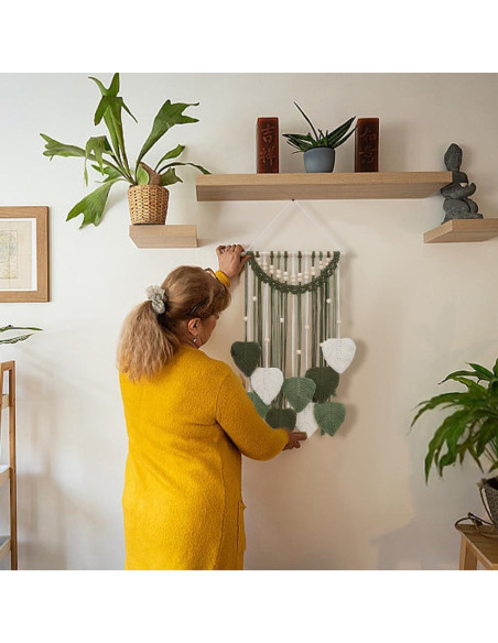 Kit de Colgante de Pared de Hoja de Macramé ORIGACH DIY