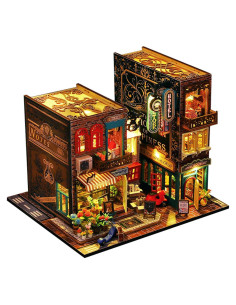 Kit Casa de Muñecas Miniatura Roroom 3D DIY con Música y Cubierta