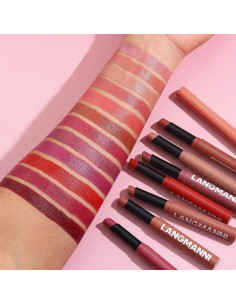 Set de 12 Labiales Mate Jolilab - Colores Nude y Oscuros 2