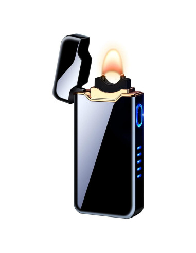 Encendedor Eléctrico COZYLIFE Táctil Arco Recargable USB Negro