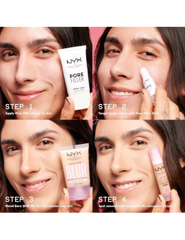 Rellenador de Poros Stick Primer NYX 2.96 ml - Difuminador