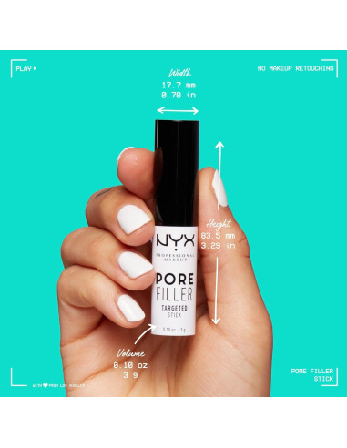 Rellenador de Poros Stick Primer NYX 2.96 ml - Difuminador