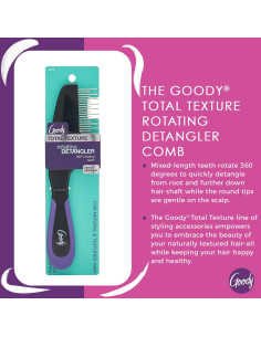 Cepillo Desenredante Rotatorio Goody Total Texture 22.86cm 2