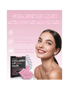 Mascarilla Labial de Colágeno Bukamkom 20 Piezas Hidratantes 2