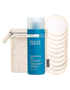 Set de 2 Tónicos Reductores de Poros Paula + Almohadillas Ecológicas