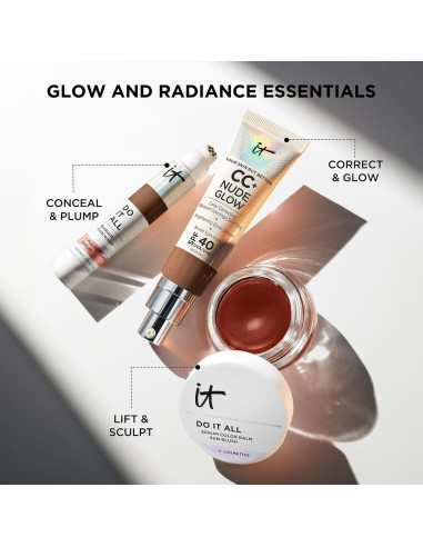 Bálsamo de Color IT Cosmetics CC+ Brillo Nude 17.8 g