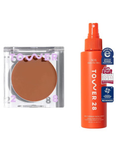 Bronceador en Crema Tower 28 + Spray Facial SOS 118 ml