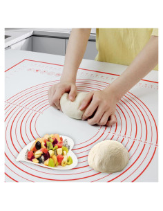 Alfombrilla de Silicona FAVXD 81x61 cm para Amasar y Hornear