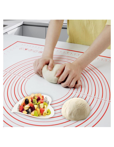 Alfombrilla de Silicona FAVXD 81x61 cm para Amasar y Hornear