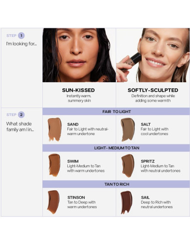 Duo Brillante Saie - Bronceador Líquido y Gel Iluminador