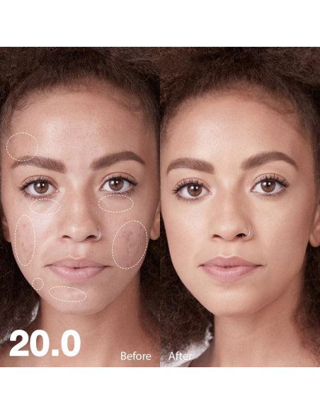 Corrector de Ojeras Kaely 2 Piezas Cobertura Completa Medio Corrector de Ojeras Kaely 2 Piezas Cobertura Completa Medio