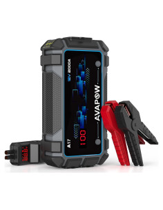 AVAPOW Arrancador de Batería A17 2000A 12V USB LED