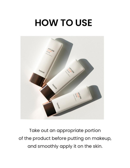 Base de Brillo Artless Heimish 40ml - Primer, Iluminador, SPF 50+