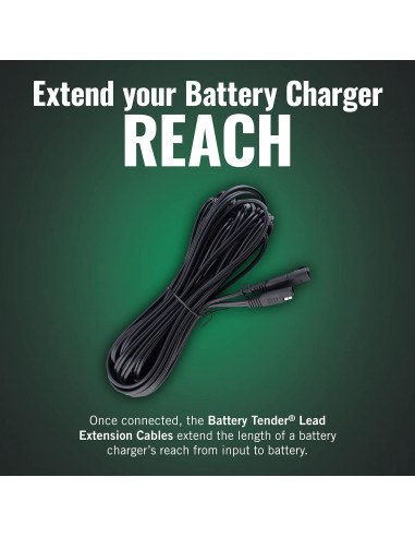 Cable de extensión Battery Tender 25 pies para cargadores