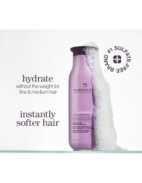 Conjunto Champú y Acondicionador Pureology Hydrate Sheer 1000ml