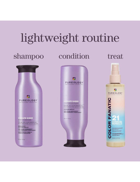 Conjunto Champú y Acondicionador Pureology Hydrate Sheer 1000ml