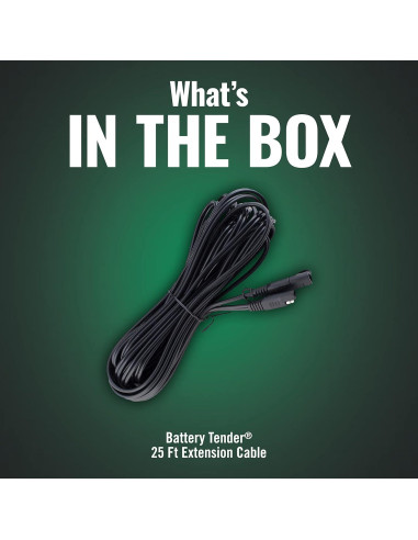 Cable de extensión Battery Tender 25 pies para cargadores