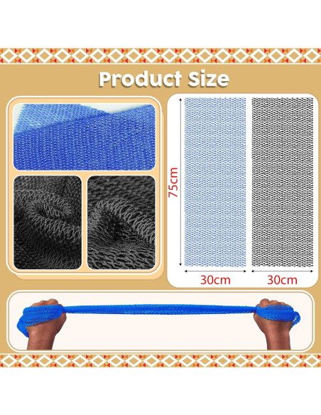 Esponja de Red Africana SpiralScgv - Exfoliante Suave 2 Piezas Esponja de Red Africana SpiralScgv - Exfoliante Suave 2 Piezas